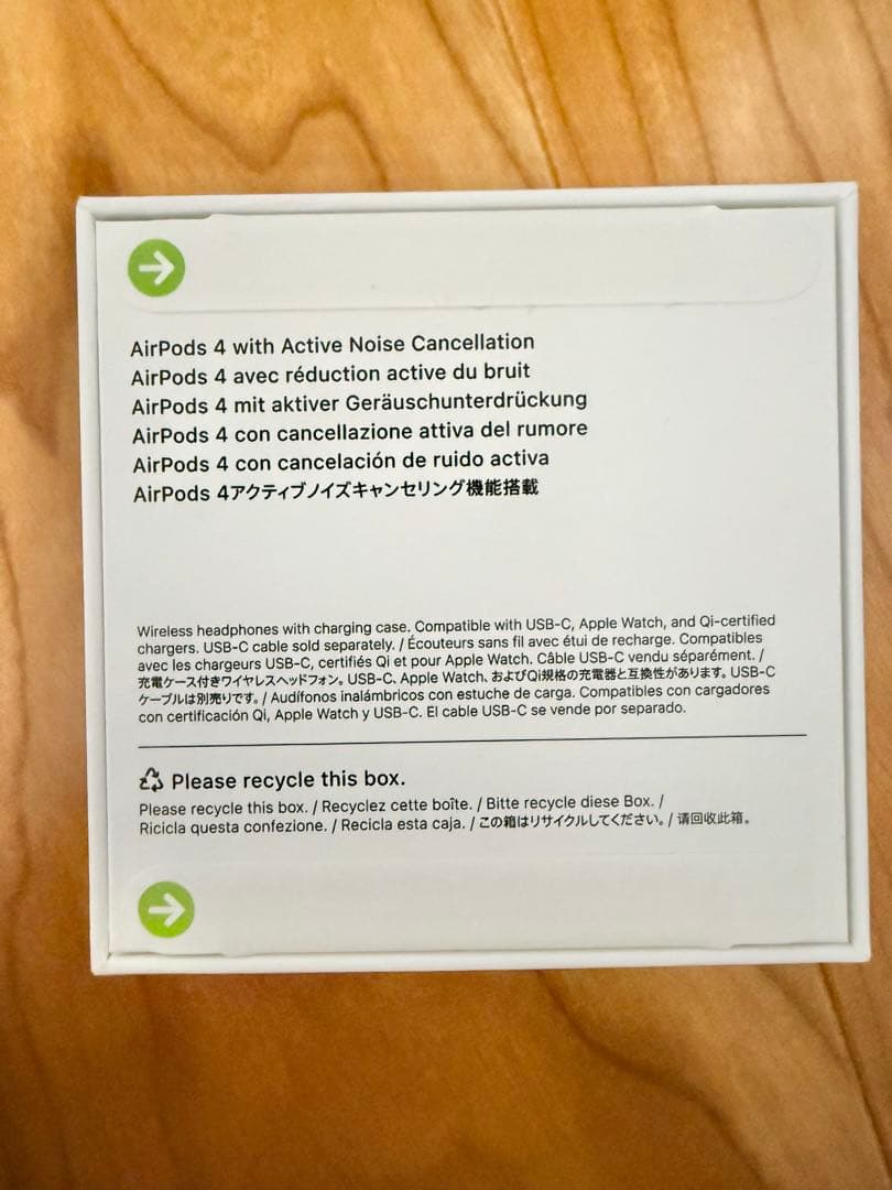 【新品未開封】Apple AirPods 4 ANC ノイズキャンセリング搭載