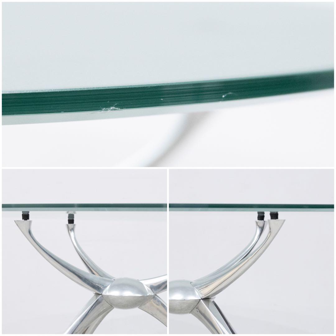 ADAL アダル LINK リンクガラステーブル 会議 ダイニング アルミ