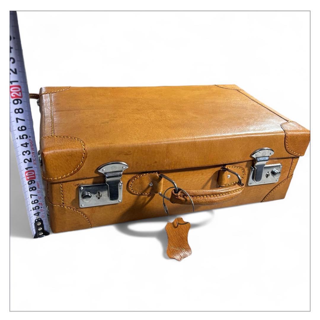 希少 アンティーク トランクケース 革製 鞄 小さいかばん 手持ち ミニトランク