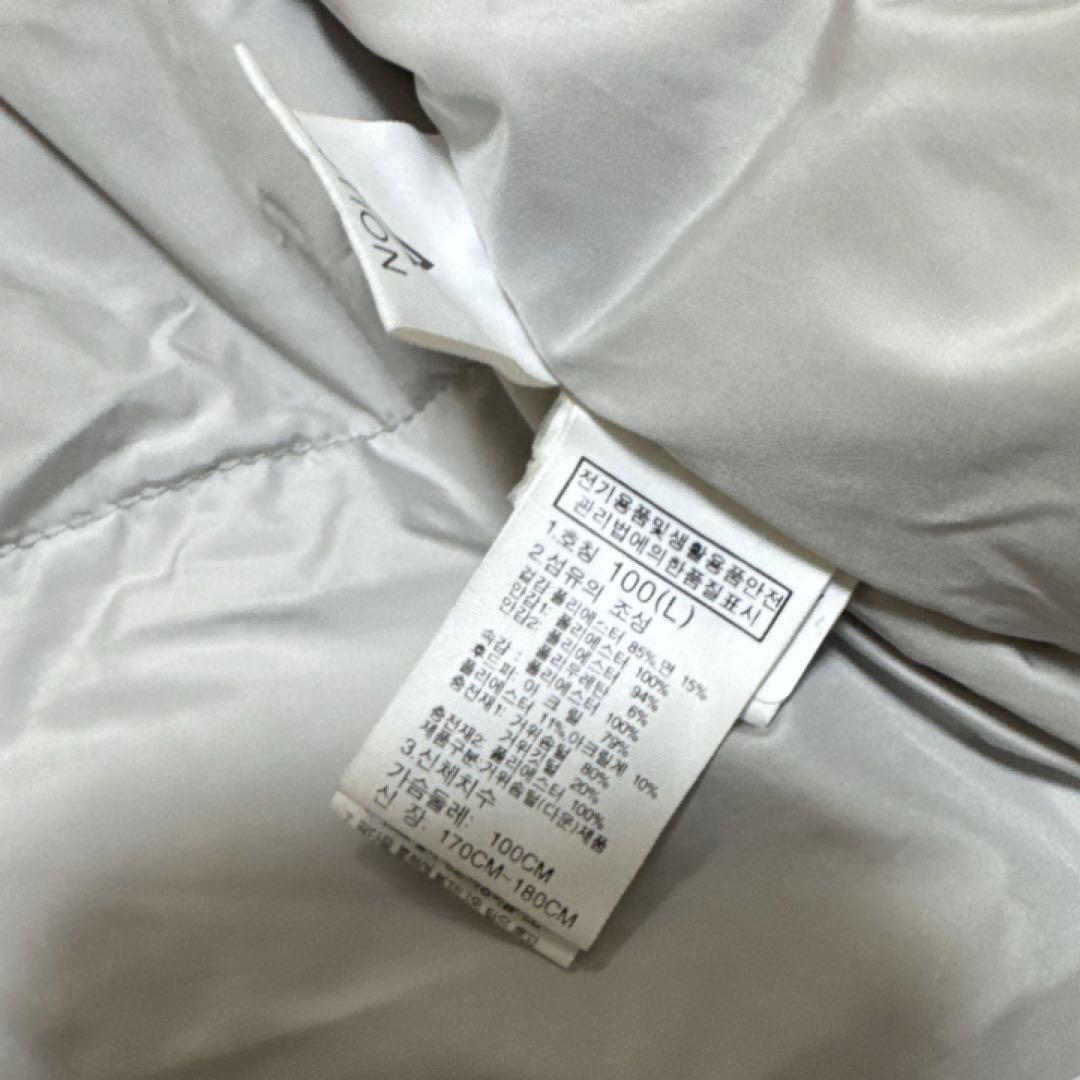 【冬物SALE】ノースフェイス　ホワイトグレー　ダウン