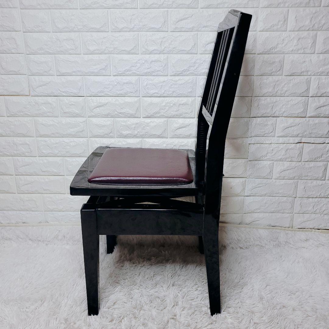 トムソン椅子　ピアノ椅子　黒　ブラック