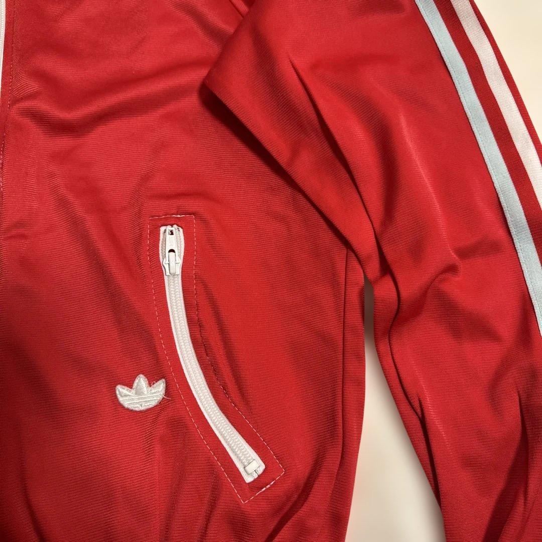 adidas ヴィンテージ　赤ジャージ 上下