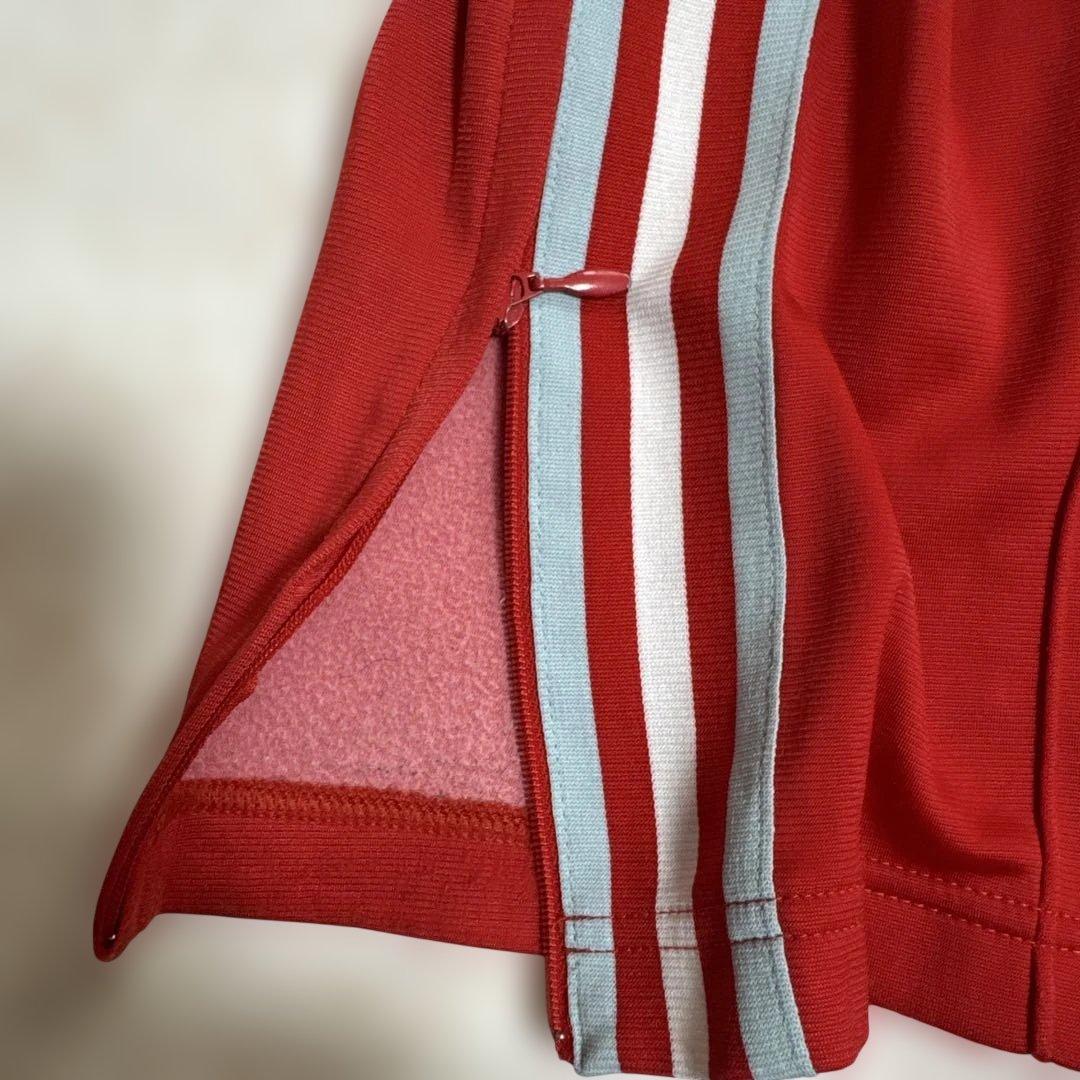 adidas ヴィンテージ　赤ジャージ 上下