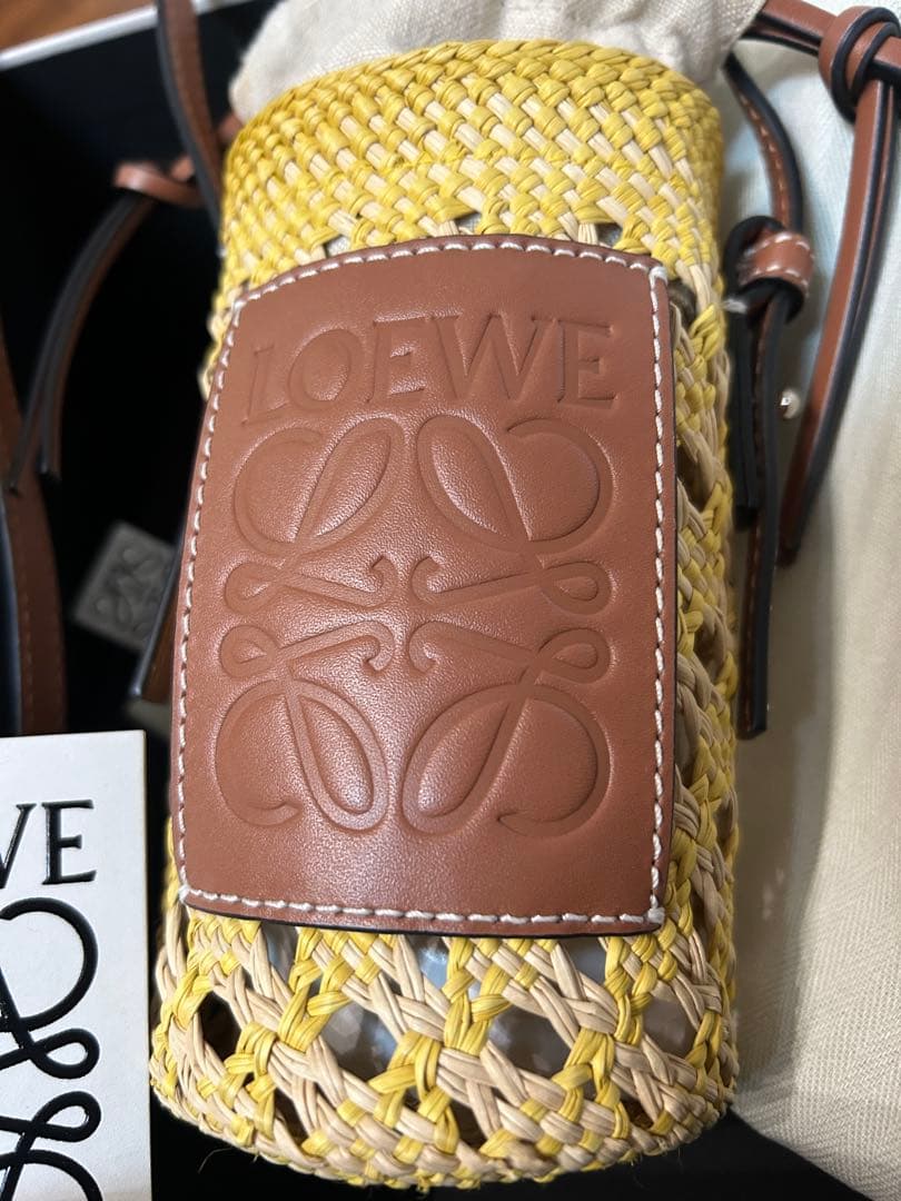 【美品】期間限定出品　ロエベ シリンダーポケット　かごバック