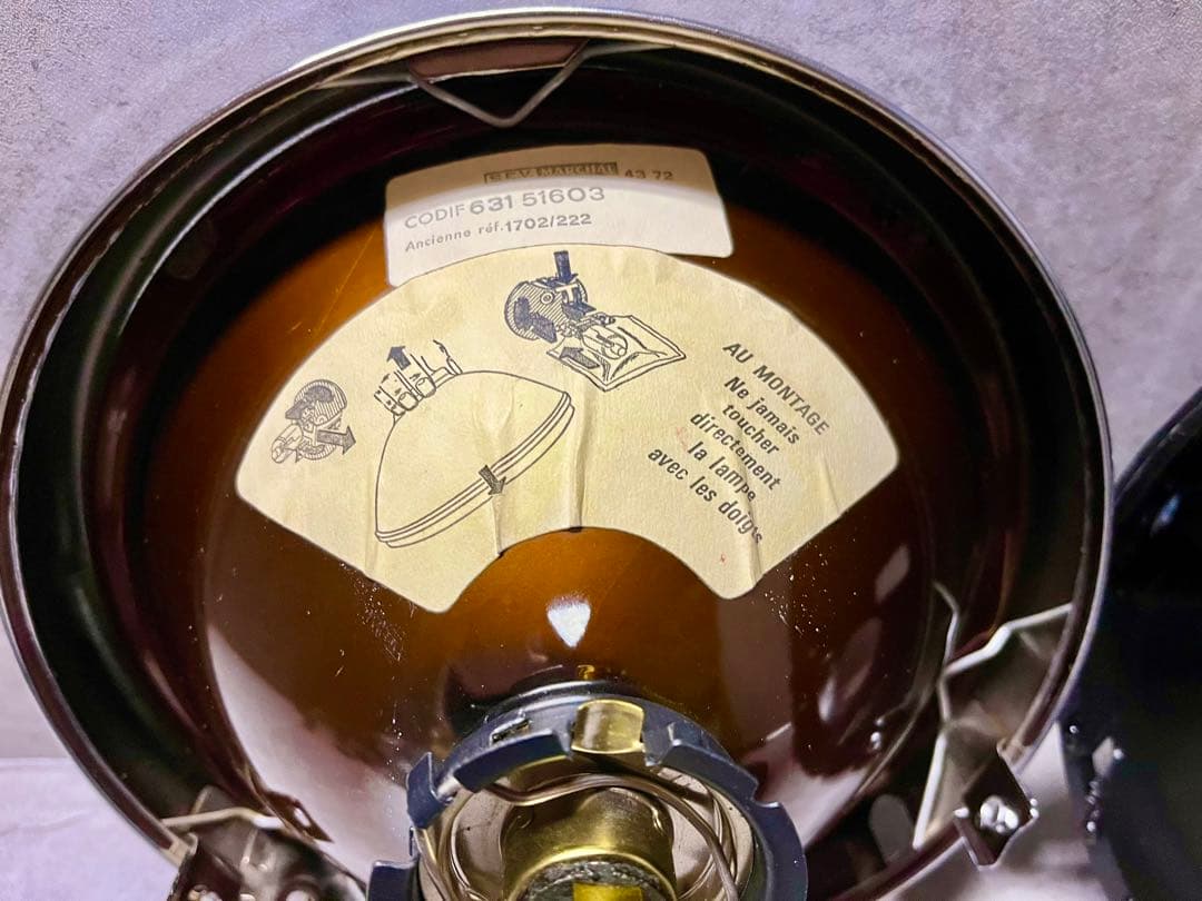 当時物 マーシャル 722/702 ヘッドライト MARCHAL