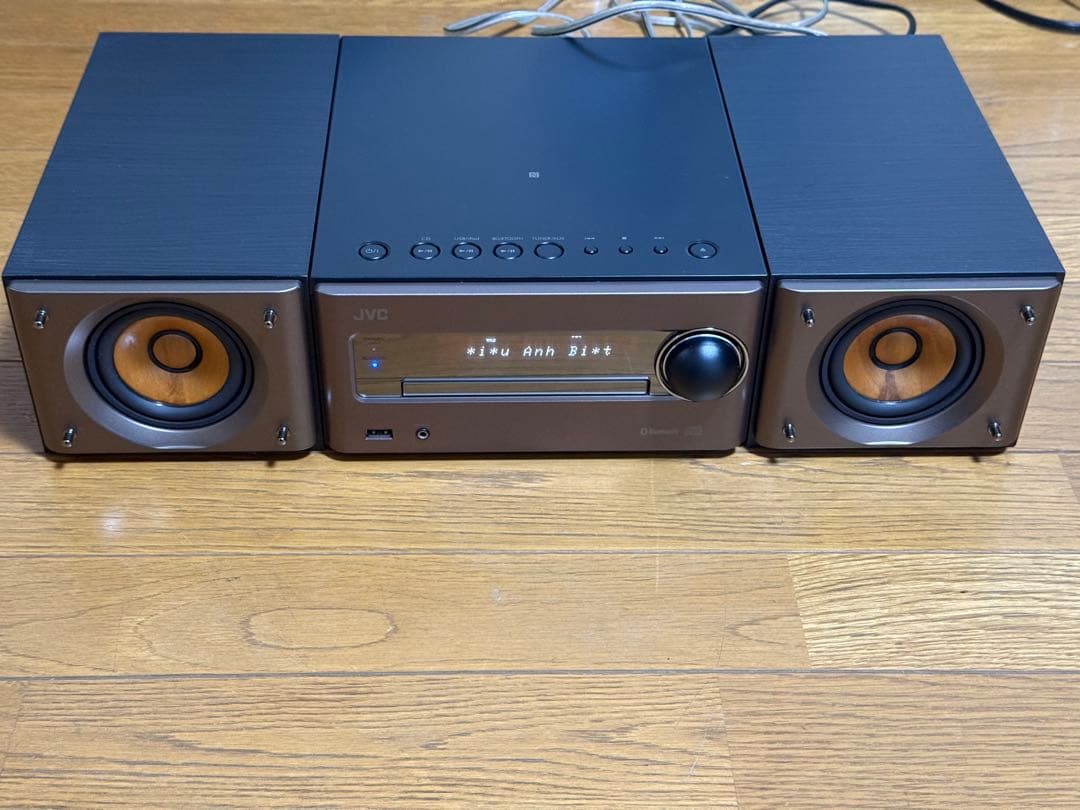 JVC EX-S5Bluetooth内蔵 ウッドコーンス ピーカーコンポーネント