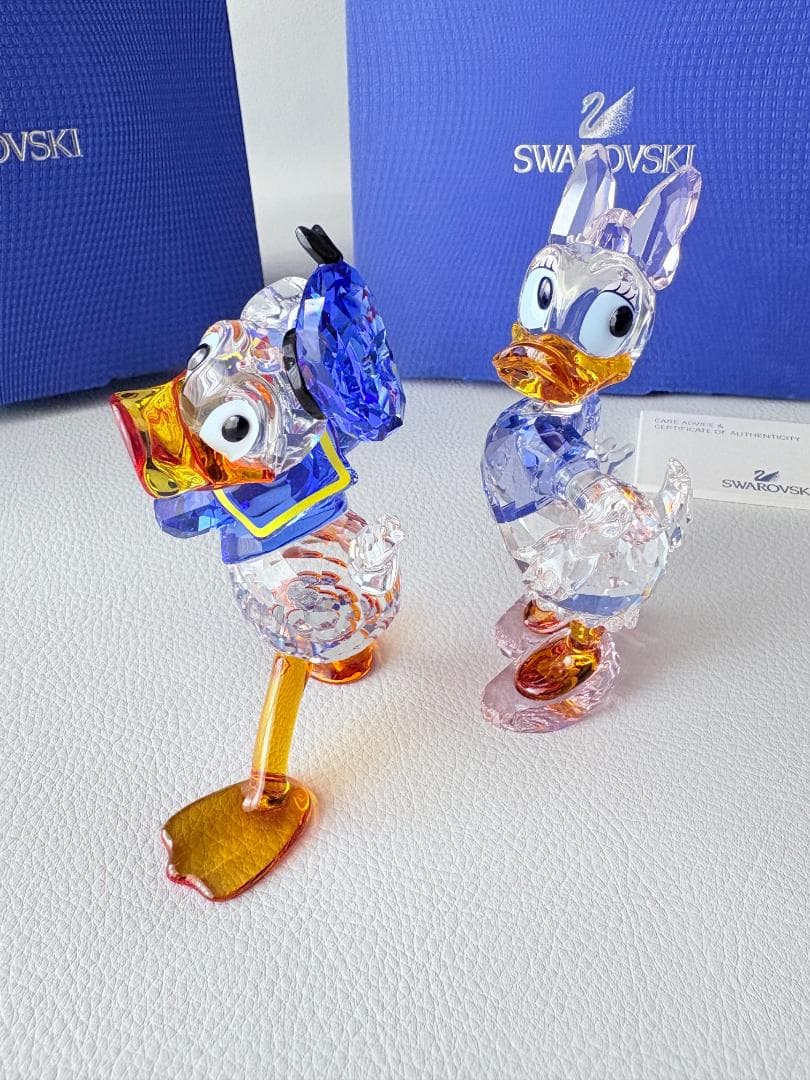 スワロフスキー　ドナルド デイジー セット 専用箱付