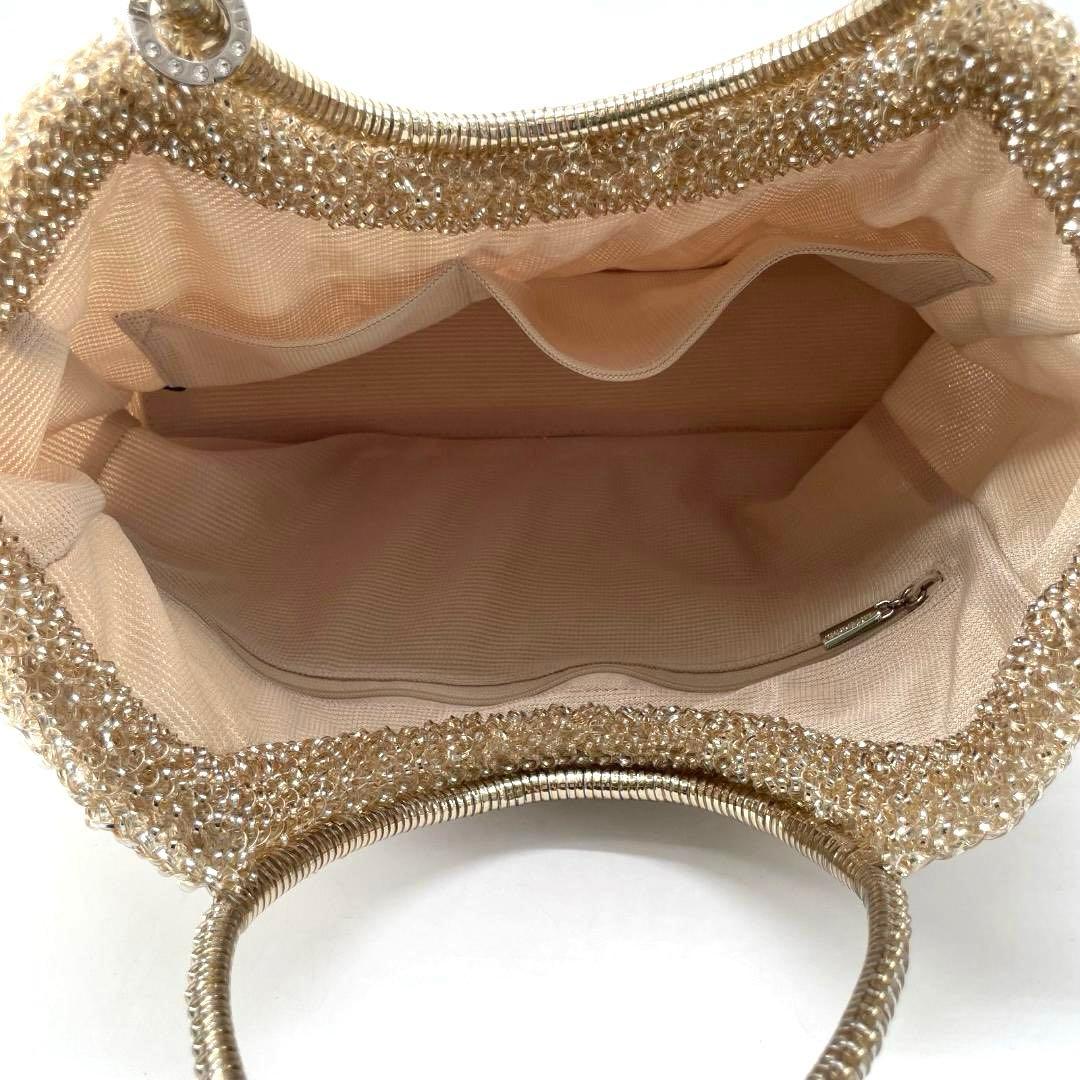 17584✨アンテプリマ スタンダードⅡ ラージハンドバッグ シルバーゴールド