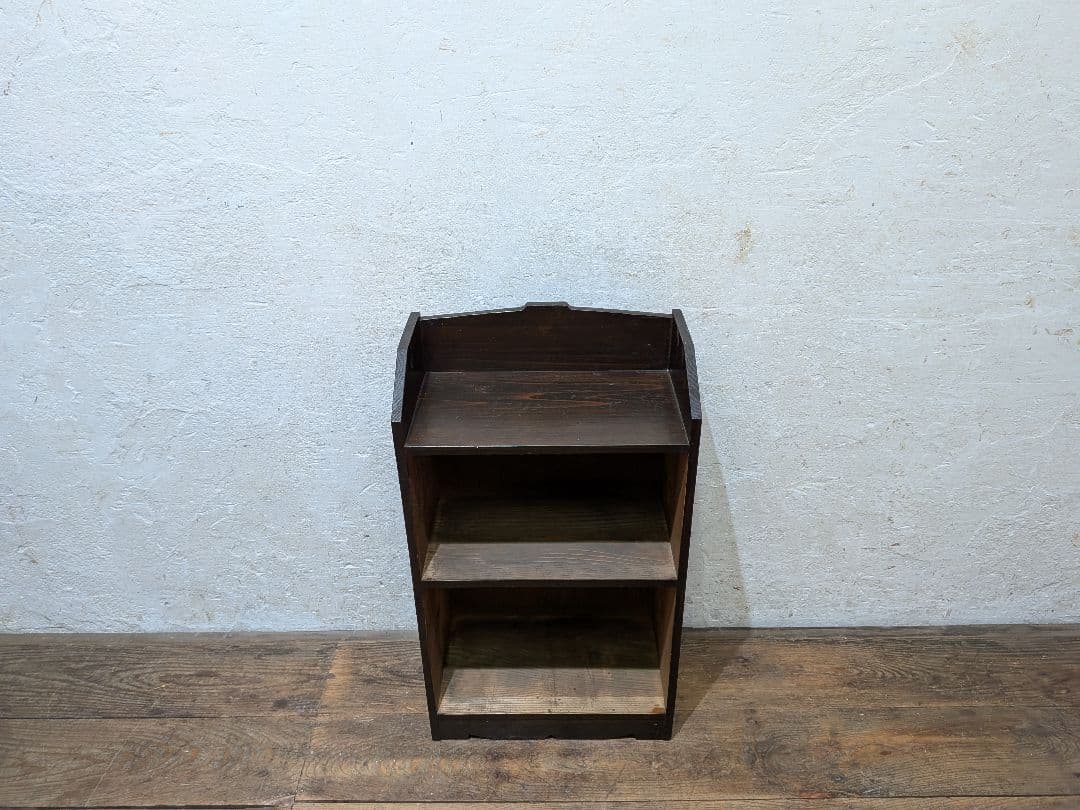 1122 ヴィンテージ　杉のオープンラック　飾り棚　収納棚　本箱　古道具　レトロ