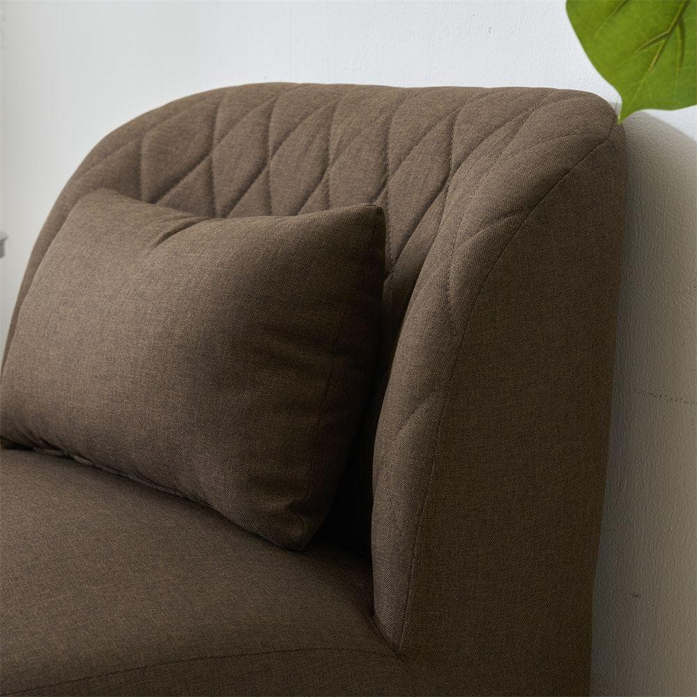 1人掛けソファ 1人用 オットマン付き 背もたれ 座椅子 2way クッション付