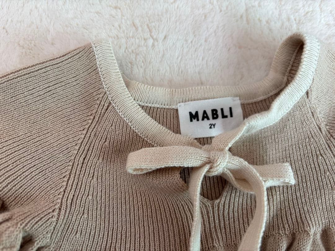 MABLI 小人ロンパース 2Y ベージュ