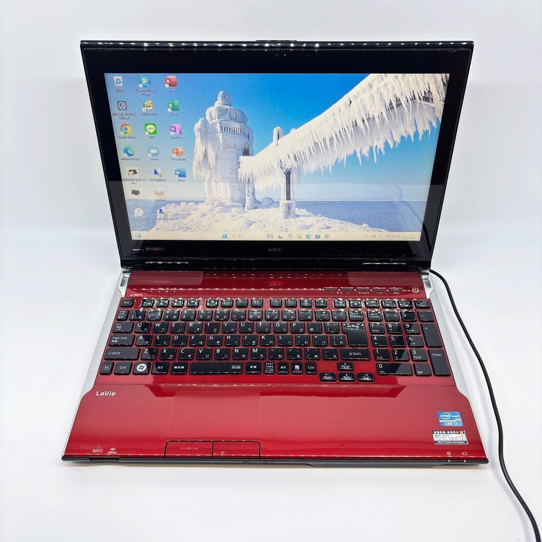 NECノートパソコン Corei7 SSD Windows11 オフィス A33