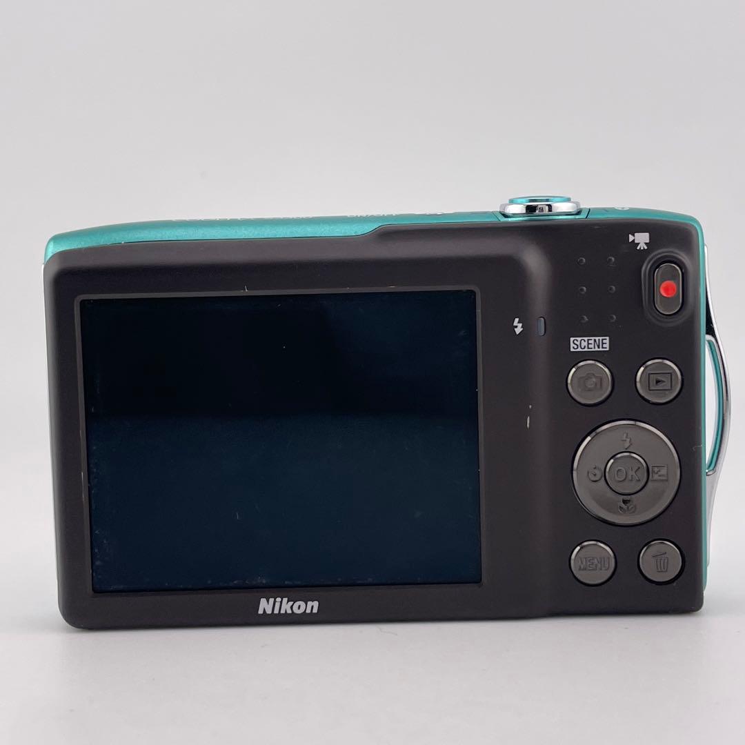 実写美⭕️美品【動作確認済み】Nikon COOLPIX S3300 グリーン