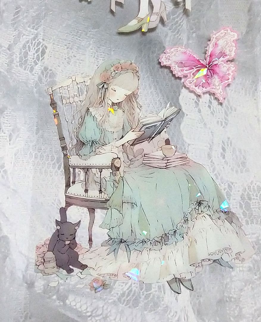 廃盤品✩J1134＃初春日记(贝壳光)噬魂切り売り海外人物女の子AIマステ