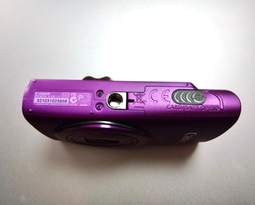 Canon IXY 600F パープル コンパクトデジタルカメラ