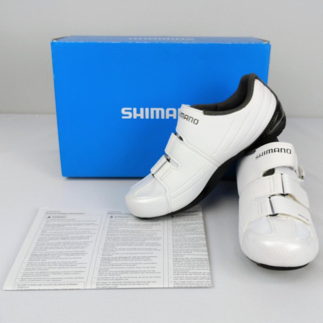 【新品】シマノ ビンディング シューズ RP3 SH-RP300MW ホワイト