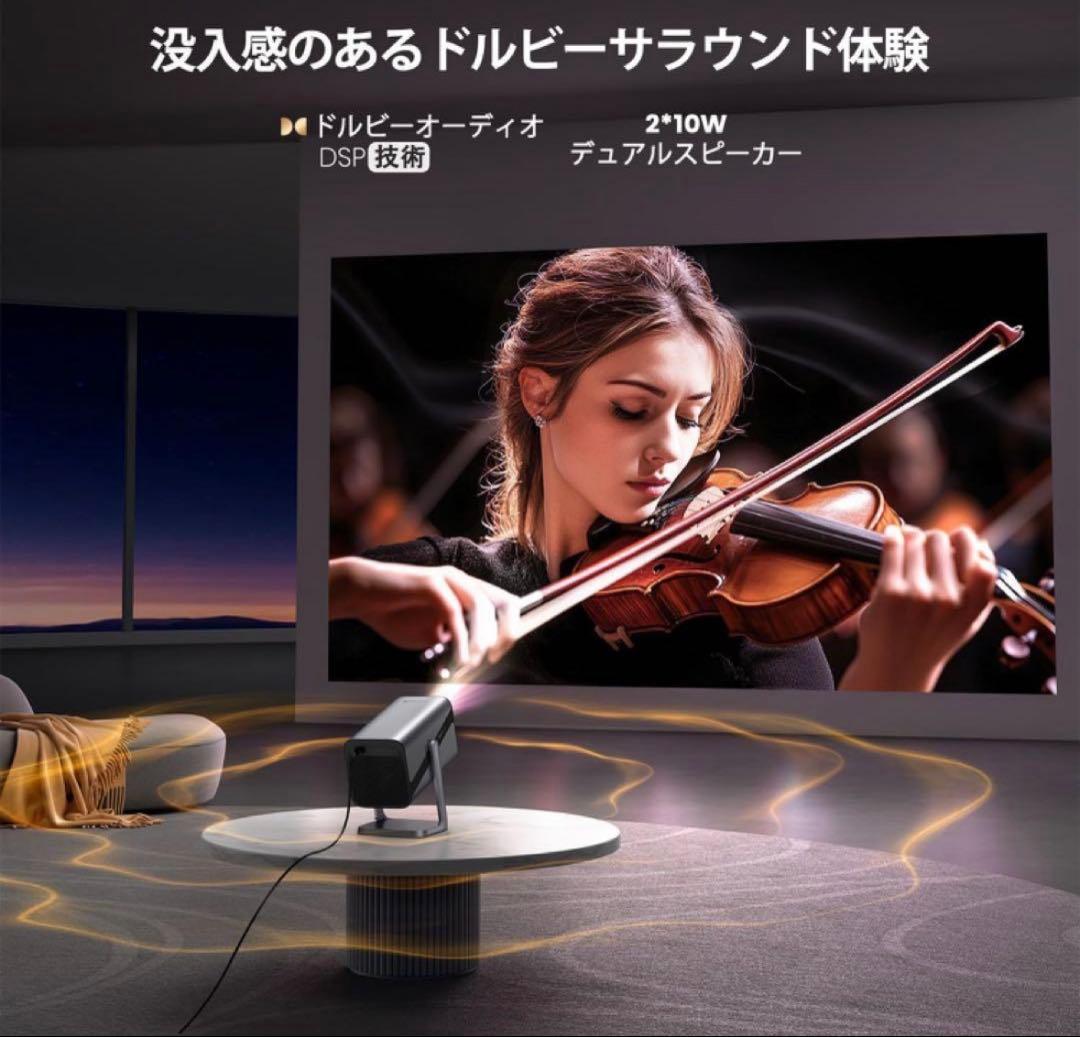 プロジェクター 4k Netflixライセンス&DoIby対応S29