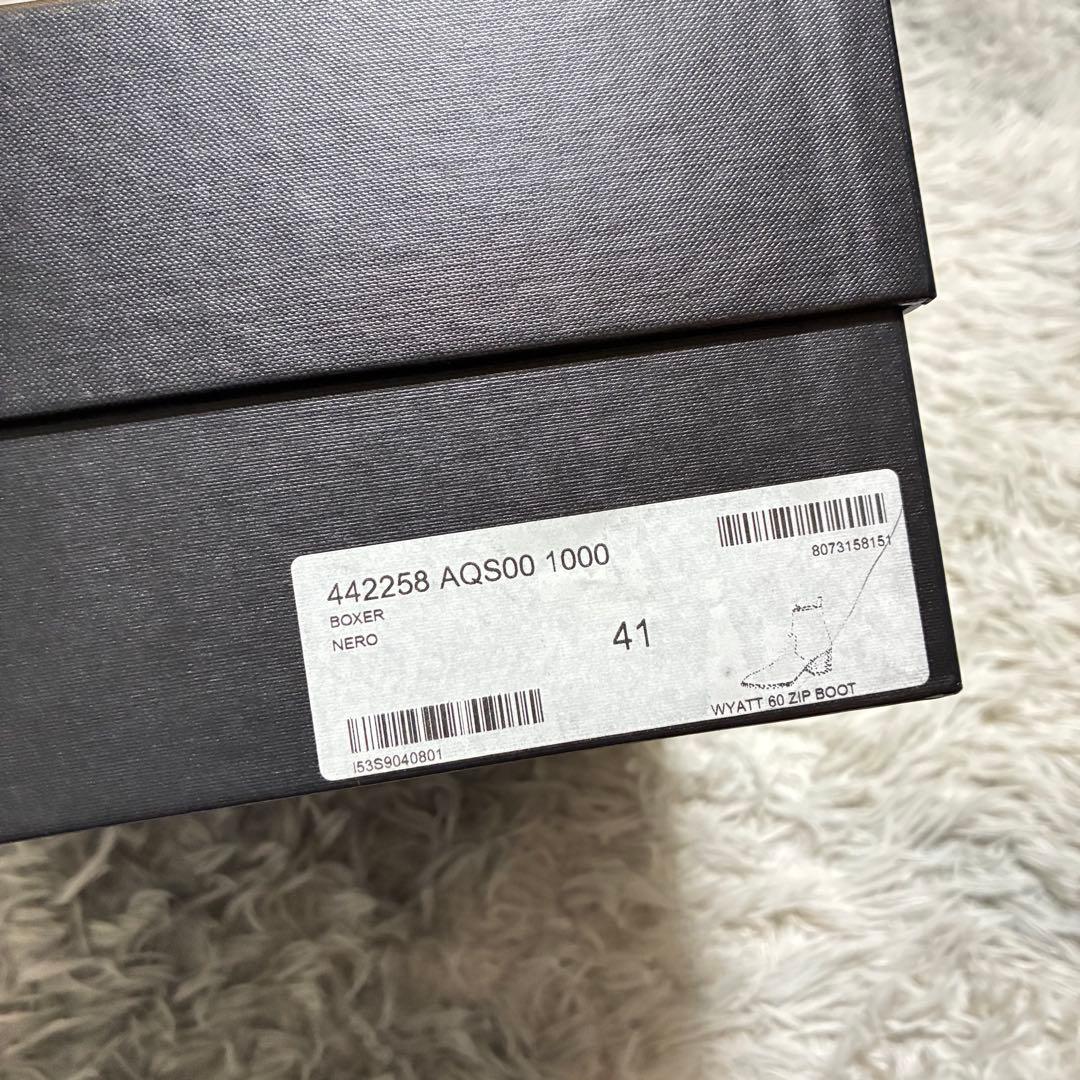 【○箱あり】SAINT LAURENT PARIS 本革 41 BLACK