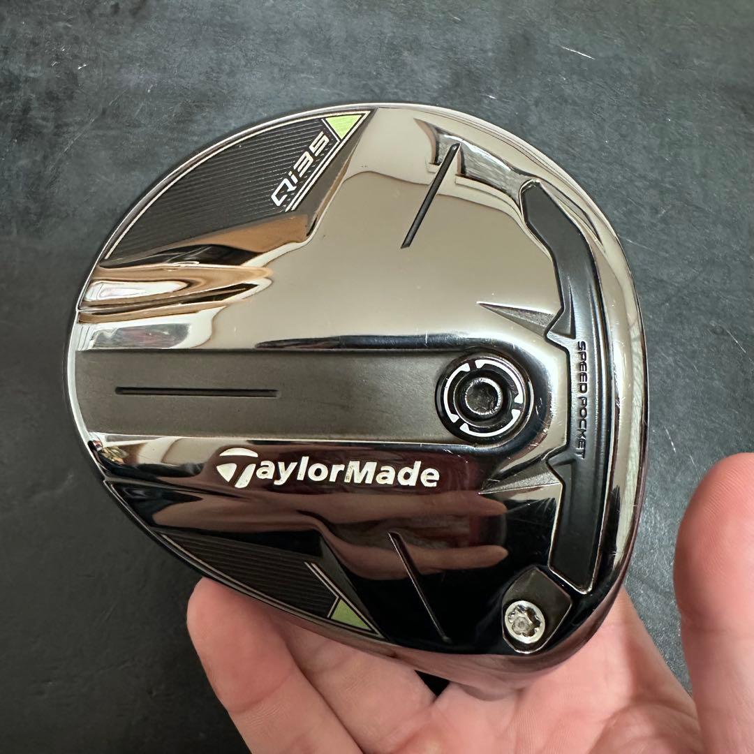 【ほぼ未使用】 テーラーメイドQi35 3HL 16.5° ヘッドのみ カバー付