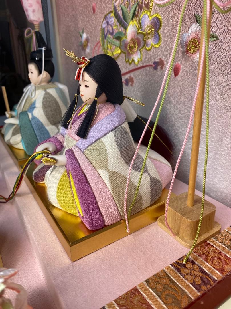 木目込み人形　アクリルケース入・ひなろこ　工房ゆうき