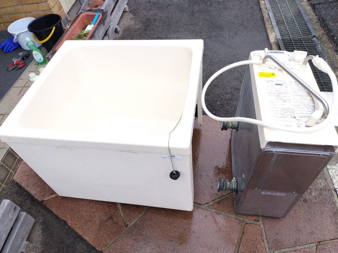 ♨️特選中古超美品♨️ 2020年製リンナイ ボイラー＆バスタブセット（団地用）