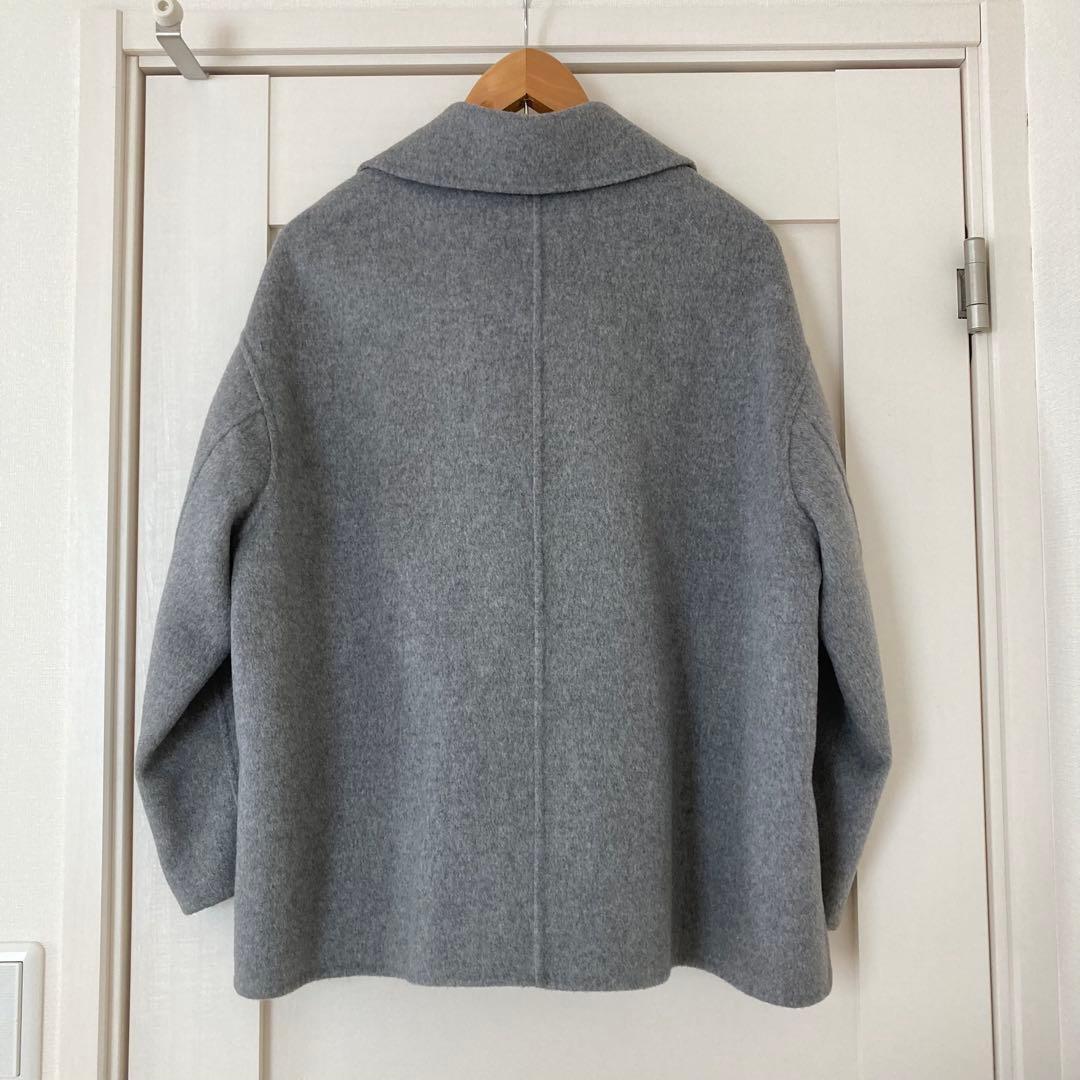 トゥモローランド ボールジィ プレミアムウール オープンカラーショートコート