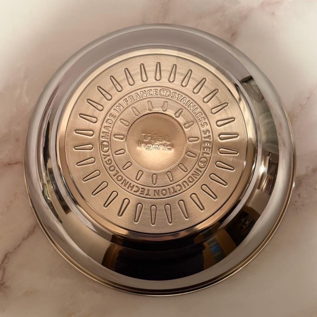 ティファール　ステンレス アンリミテッド ウォックパン 26cm IH 取手　蓋