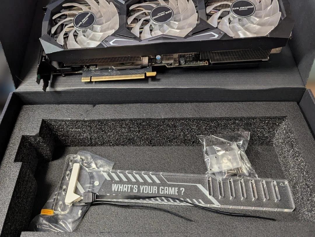 値下げ【動作確認済】RTX3080 (12GB) グラフィックボード（元箱あり)