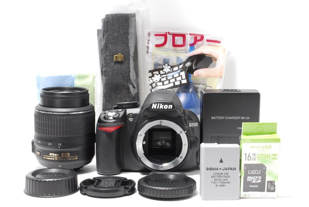 【新品級美品】Nikon D3100　スマホ転送　写真も動画もOK　小型で軽量