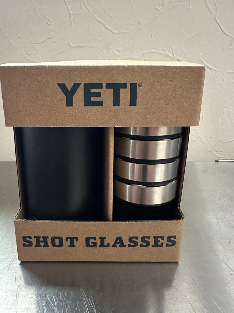 新品未使用 イエティ ショットグラス ブラック 収納ケース付 YETI