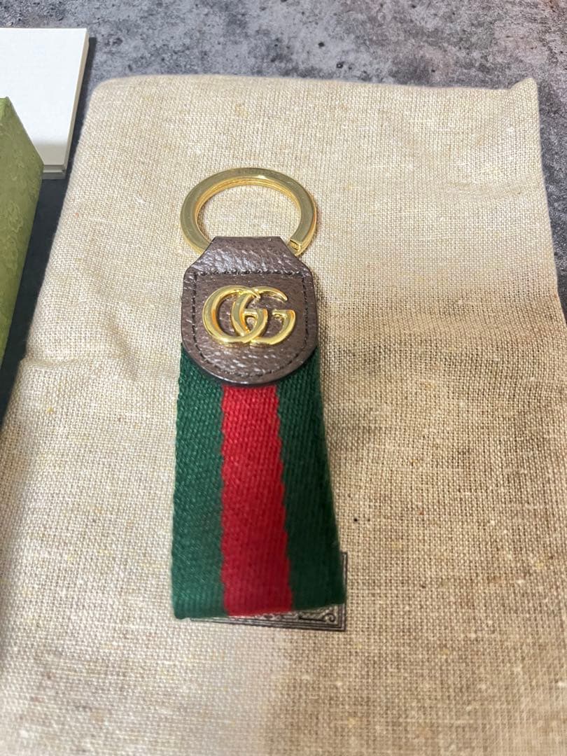GUCCI グッチ Gロゴ キーリング オフィディア キーチェーン キーホルダー
