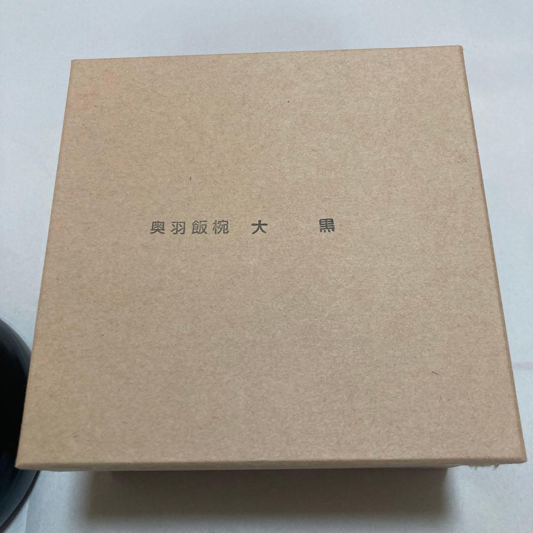 赤木明登　奥羽飯椀　大　黒