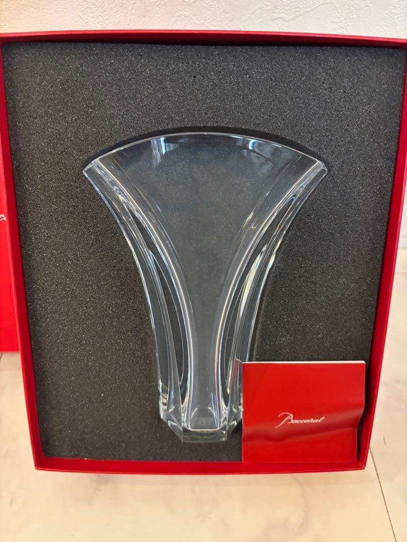 Baccarat バカラ ギンコ 花瓶 高さ約18cm