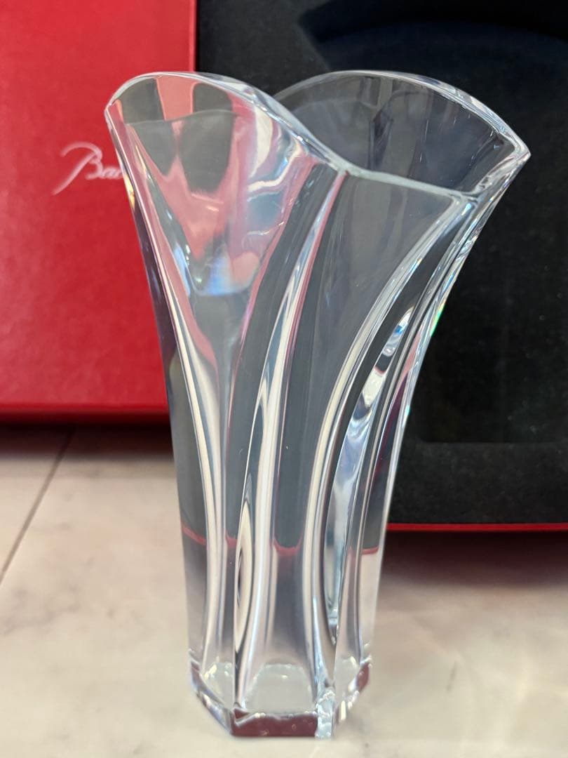 Baccarat バカラ ギンコ 花瓶 高さ約18cm