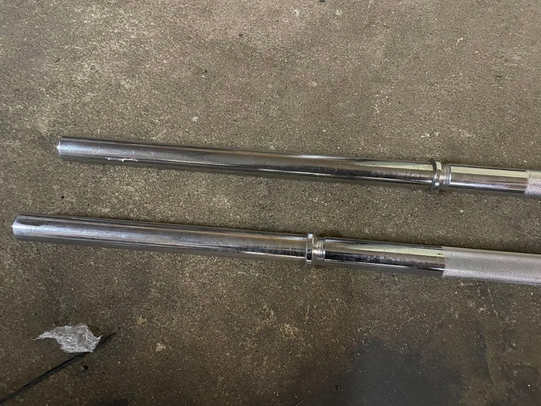 【こん】バーベルシャフト180cm 2本セット