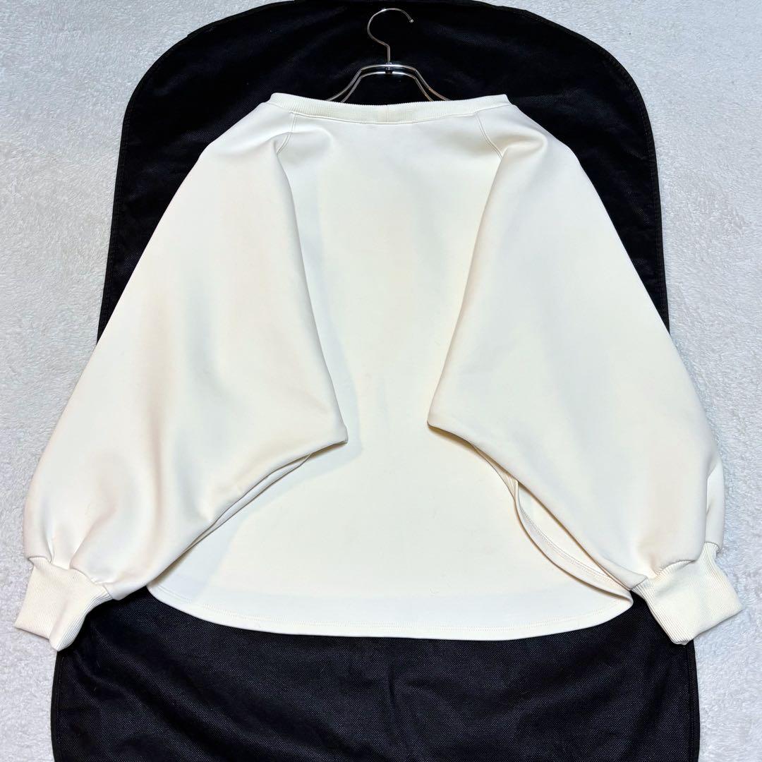 【24AW極美品】BEARDSLEY ダンボールサークルプルオーバー アイボリー