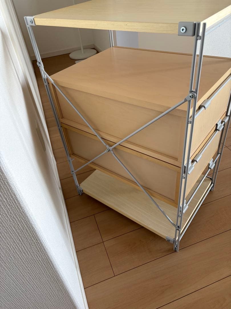 無印良品 MUJI スチールユニットシェルフ　6月末までの掲載