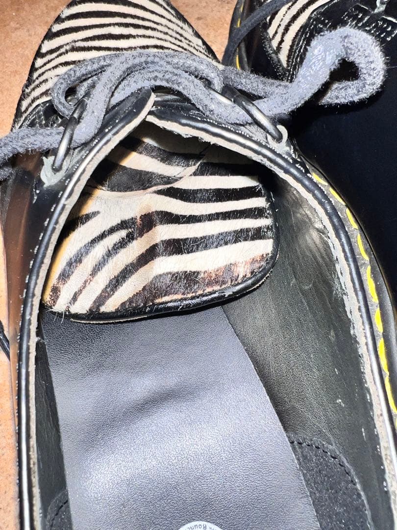 Dr. Martens ドクターマーチン ゼブラ柄 ローファー 28.0cm