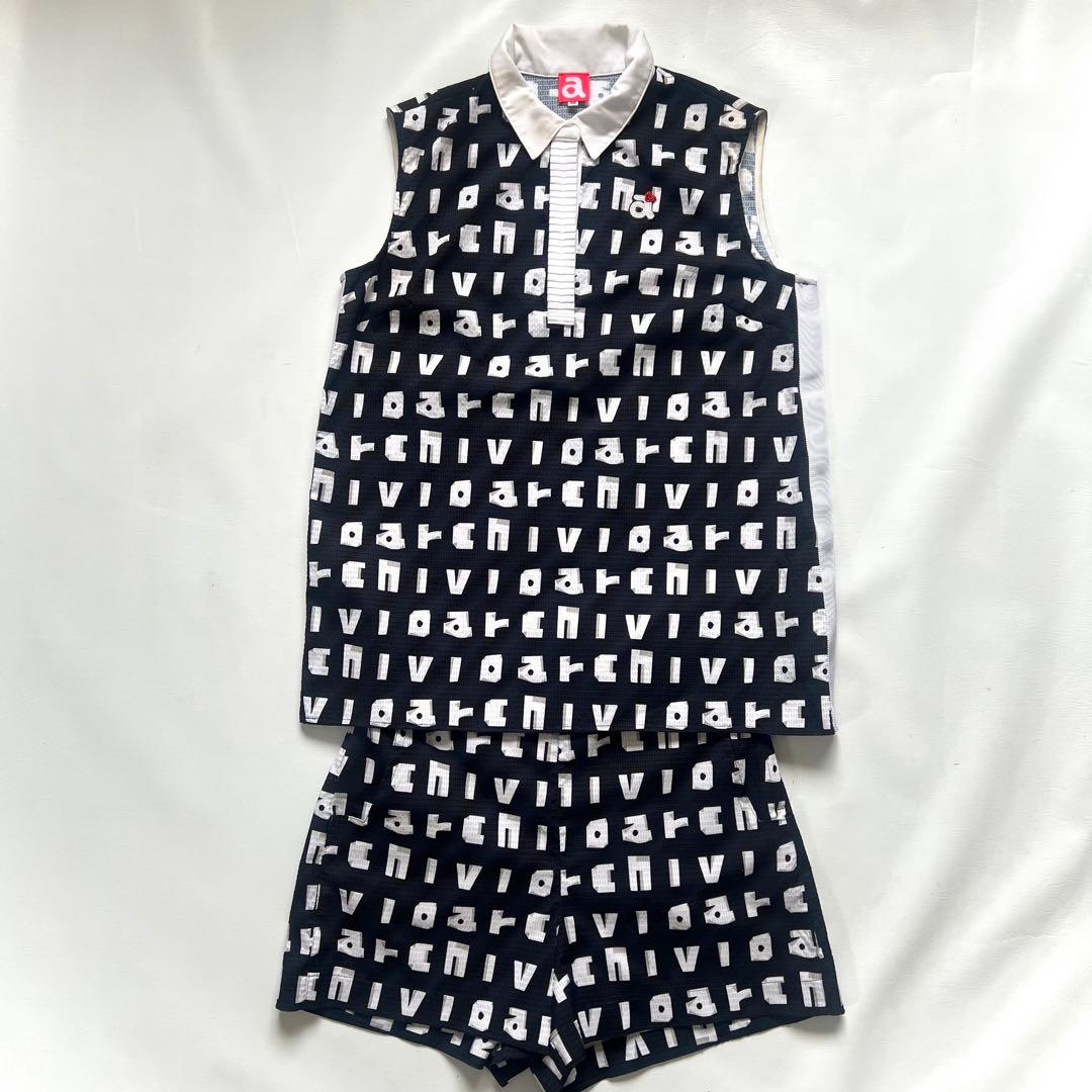 ARCHIVIO アルチビオ セットアップ　総柄　レディース　ゴルフ　上下　36