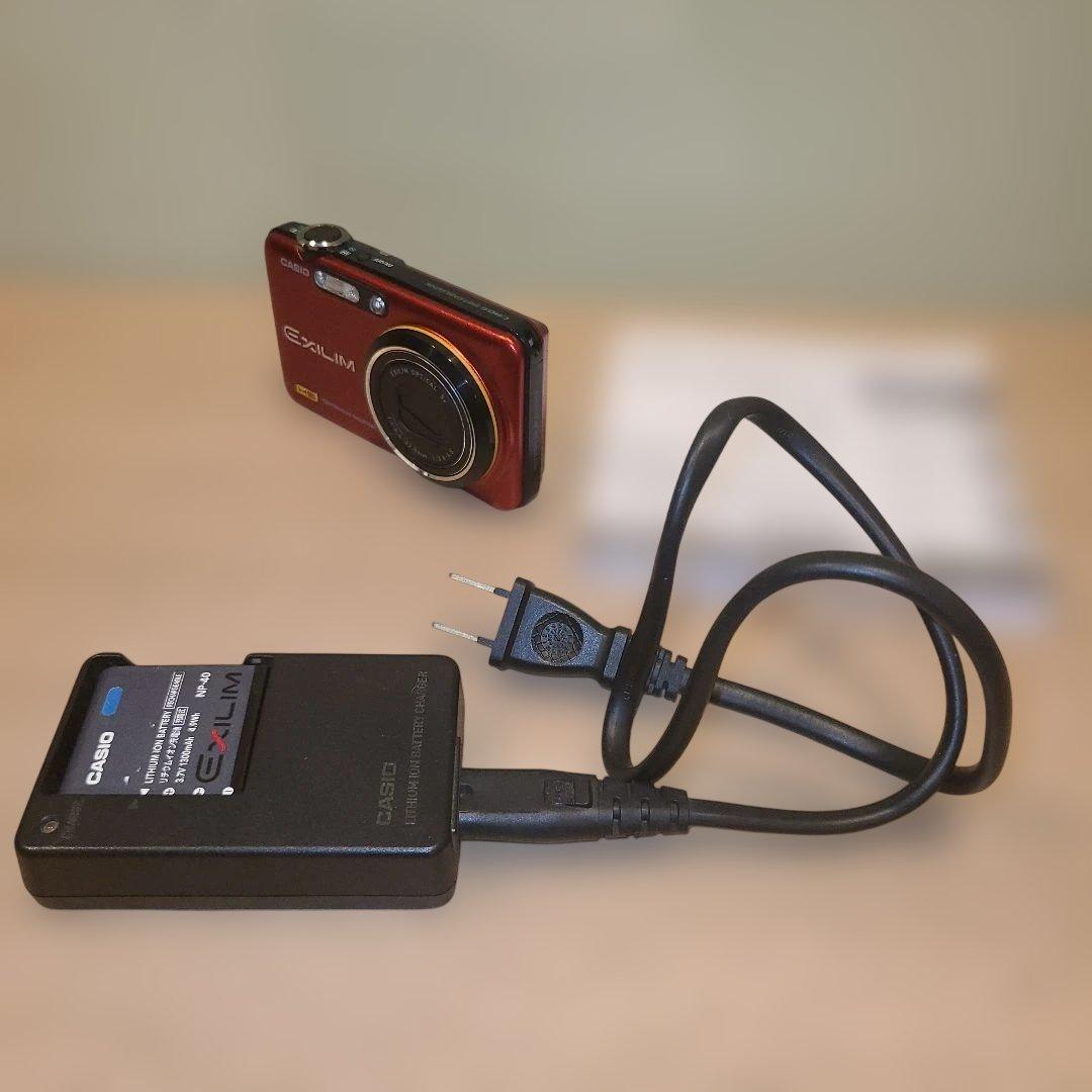 CASIO EXILIM EX-FC160S スマホ転送 動作確認済 レッド