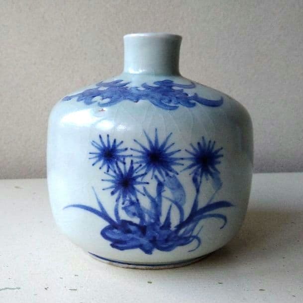 李朝    花生け