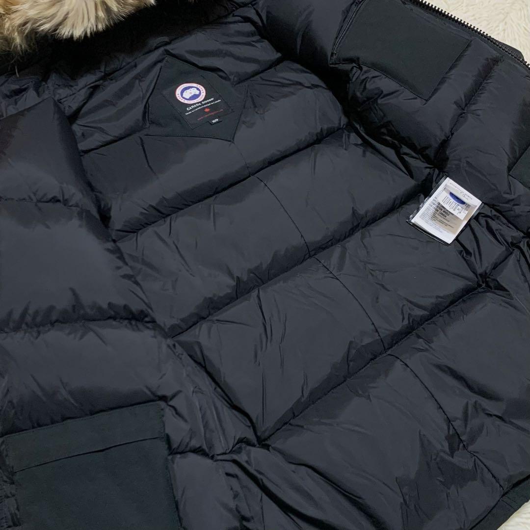【美品】カナダグース ダウン ジャスパー 3438JM コヨーテ ブラック XS