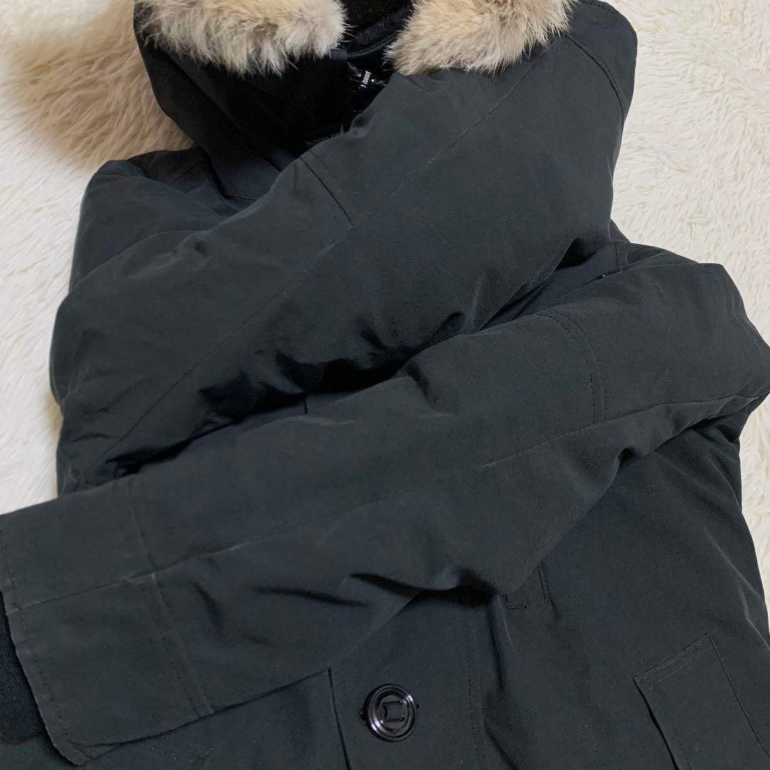 【美品】カナダグース ダウン ジャスパー 3438JM コヨーテ ブラック XS