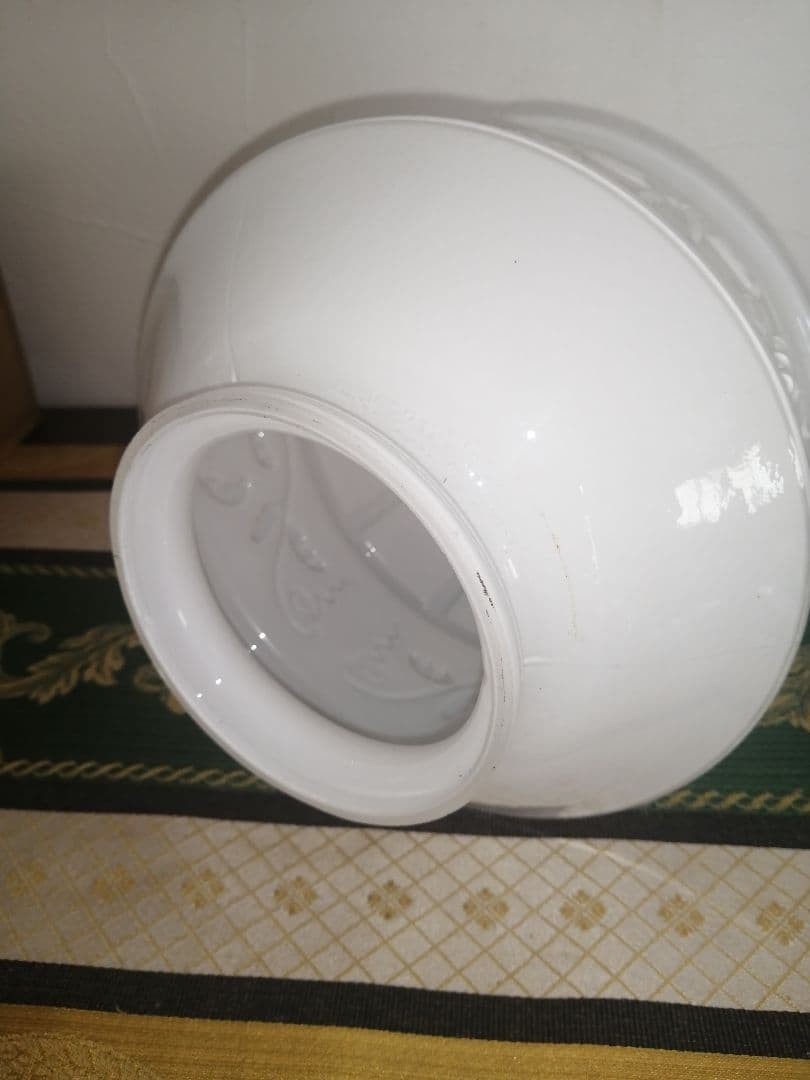 1930年代 アール・デコ ミルクガラス 電気傘 電傘 シェード