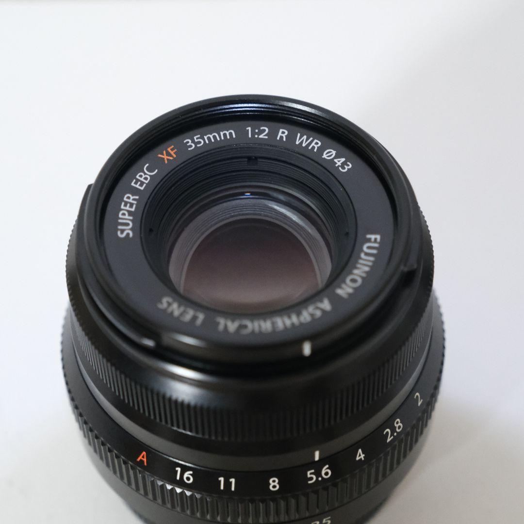 FUJINON XF35mm F2 R WR 富士フイルム　別売フード付