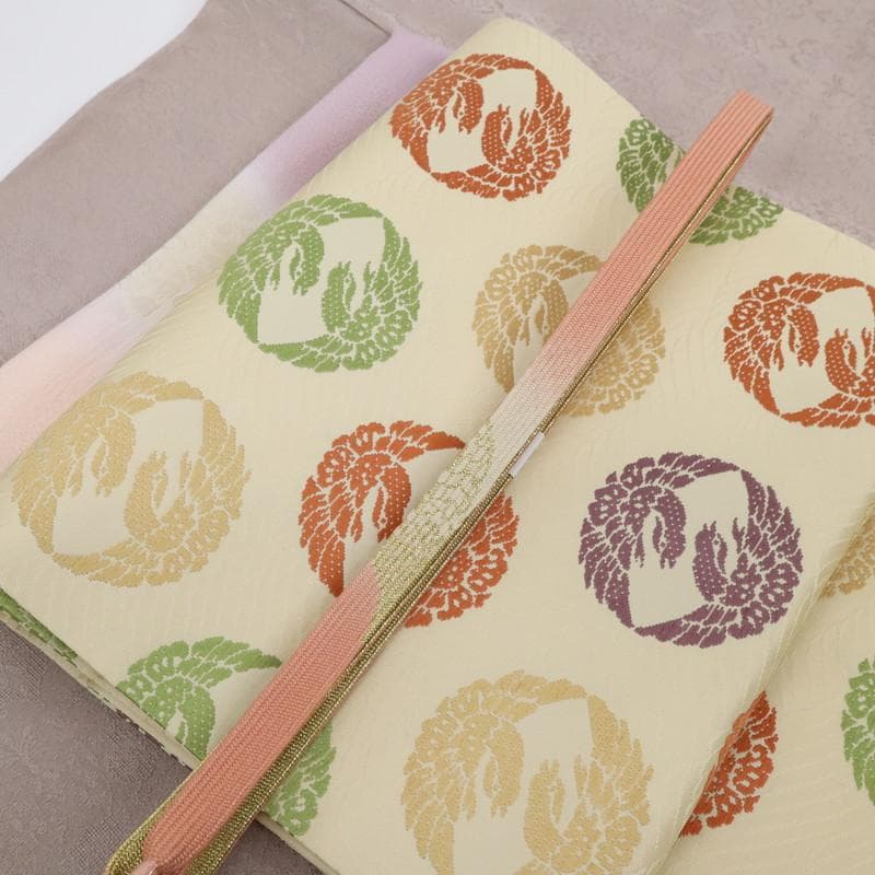 ridomin★1、4の帯＋1の帯揚げ帯締めセット