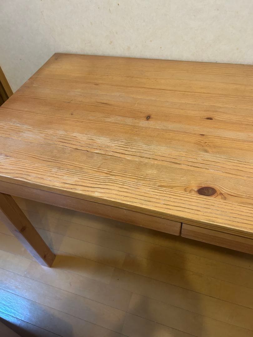 なゆか80334 　無印良品　机　デスクのみ