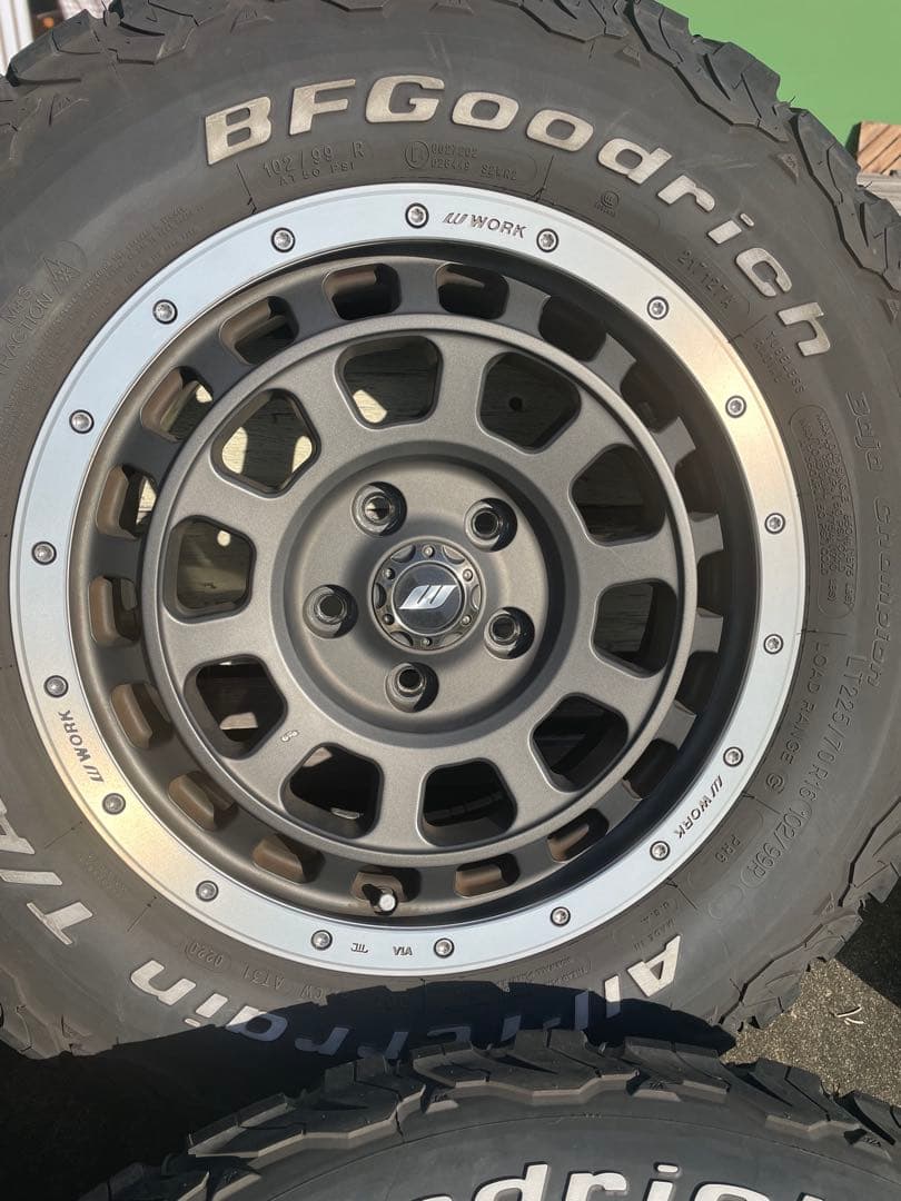 送料込み WORK T-GRABIC BF Goodrich 225/70R16