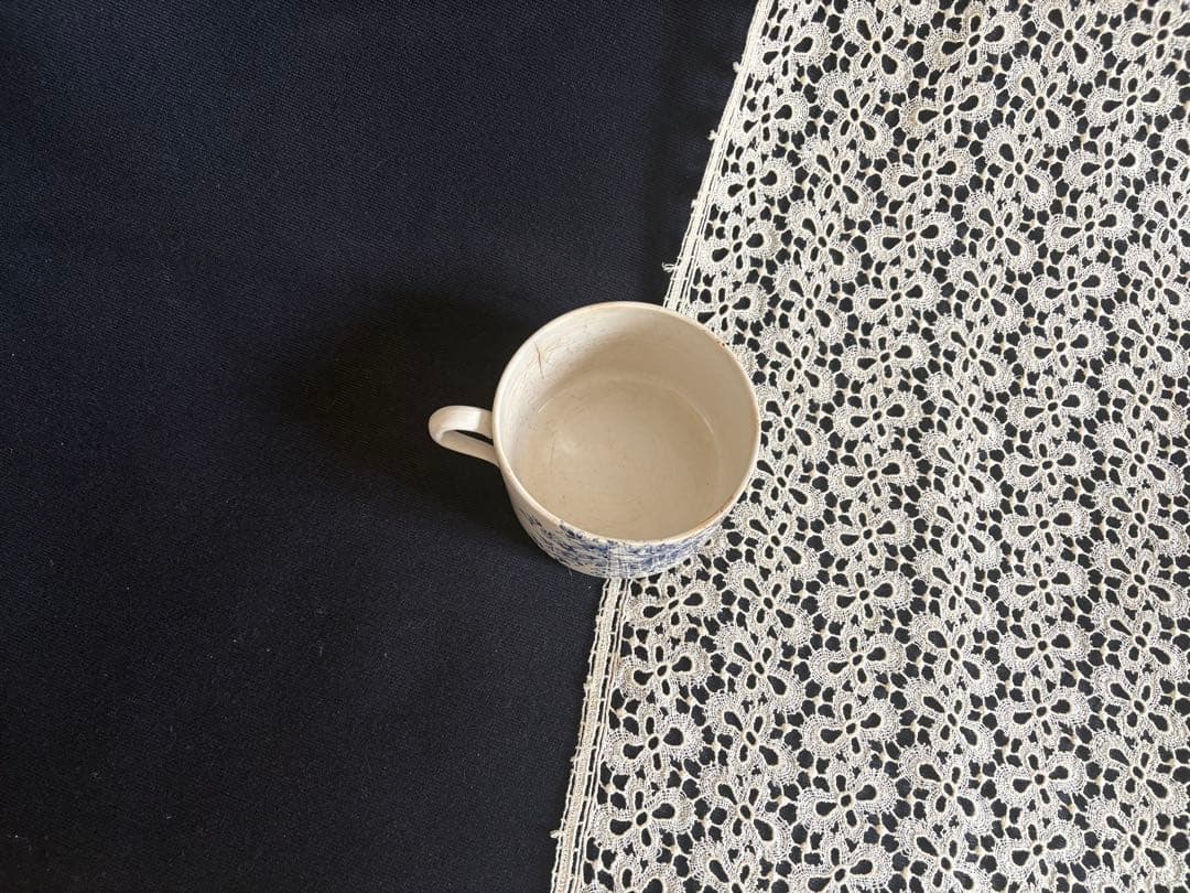 フランスアンティーク ショコラカップ サルグミンヌ ジアン クレイユモントロー