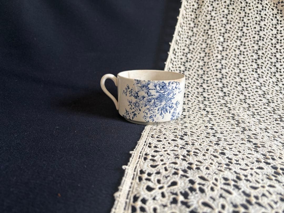 フランスアンティーク ショコラカップ サルグミンヌ ジアン クレイユモントロー